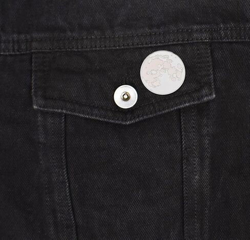 Moon Hard Enamel Pin in Saudi Arabia