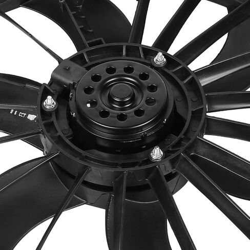 DNA MOTORING OEM-RF-0046 Factory Style Radiator Cooling Fan Cooling Efficiency Improved Direct Replacement [Compatible with 06-07 Jeep Commander / 05-08 Grand Cherokee] Black in Saudi Arabia