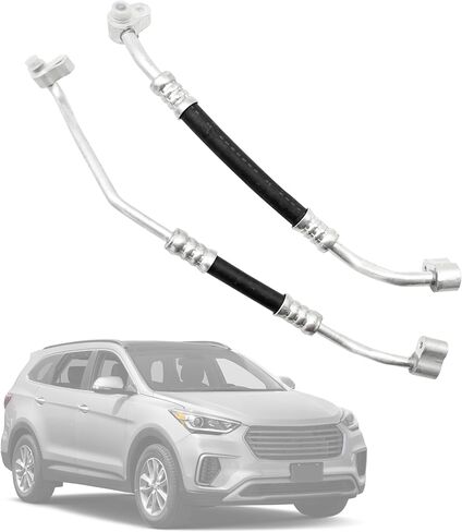 Radiator Water Pipe & Tube 97761-2W801 97761-2W800 Compatible With 2013-2018 Hyundai Santa Fe 2019 Hyundai Santa Fe XL,A/C Refrigerant Discharge Hose Replacement 977612W801 977612W800 in Kuwait