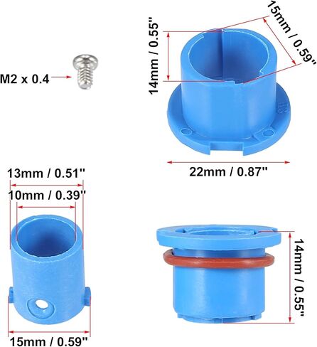 X AUTOHAUX 2pcs H3 LED Headlight Adapter Base Bulb Sockets Retainer Holder Universal for Car Blue in Saudi Arabia