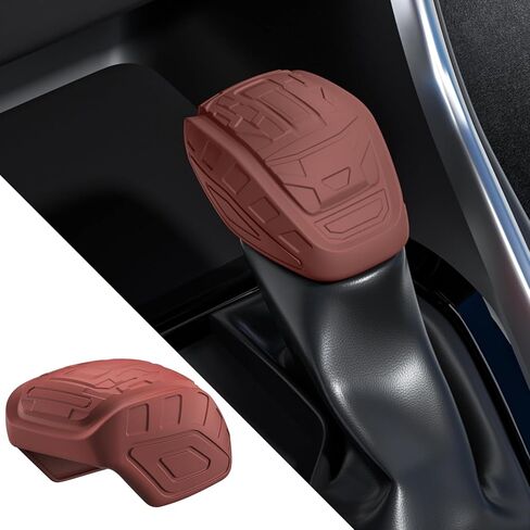 غطاء مقبض ناقل الحركة من السيليكون لعام 2025 2024 Toyota Camry RAV4 واقي ناقل الحركة المضاد للانزلاق مع هايلاندر 2023 2022 ويلدلاندر 2021 2020 ملحقات داخلية - أسود in Kuwait
