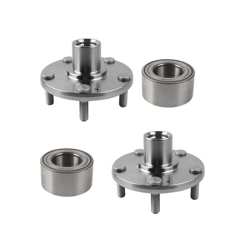 Front Set of 2 Wheel Hub Bearing Compatible with 11-15 Hyundai Elantra 12-17 Hyundai Elantra GT Veloster 51720-0Q000 51750-1P000 in Saudi Arabia