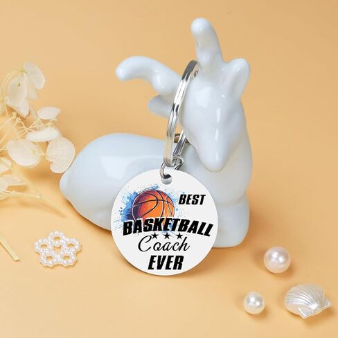 Sports Coach Gifts Basketball Coach Gifts for Women Men Cool Stuff Best Basketball Coaches Ever Keyring in Saudi Arabia