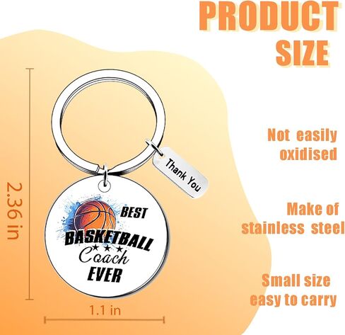 Sports Coach Gifts Basketball Coach Gifts for Women Men Cool Stuff Best Basketball Coaches Ever Keyring in Saudi Arabia