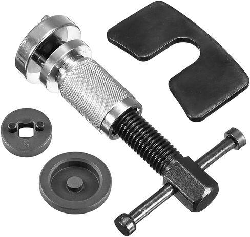 5PCS/Set Car Brake Piston Wind Back Tool, Chrome-Plated Steel Vehicle Disc Brake Caliper Piston Rewind Tool, Automotive Caliper Piston Compressor Accessories, Universal Fit in Saudi Arabia