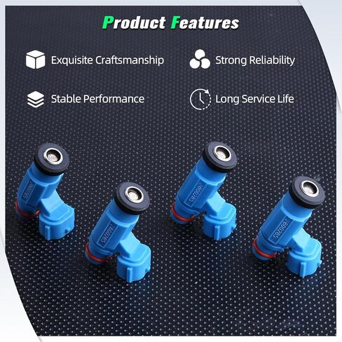 4 قطعة 490333707 49033-3707 حاقن الوقود متوافق مع كاواساكي STX 12F 2003-2007 ، لكاواساكي STX 15F 2004-2016 حاقن الوقود فوهة in Kuwait