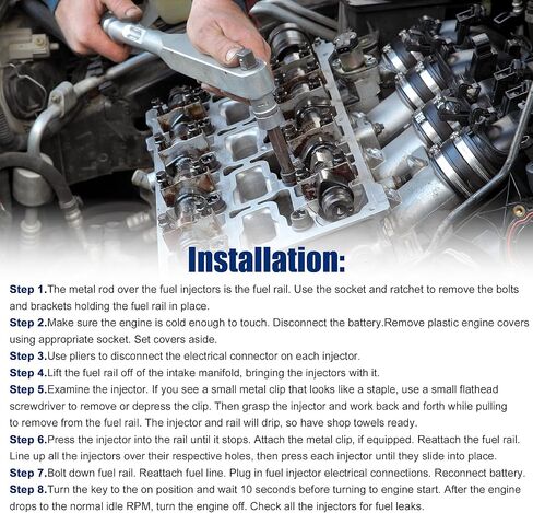 Uxcell 4 قطعة حاقن وقود السيارة لميتسوبيشي الكسوف 3.0L V6 2000-2005 لميتسوبيشي جالانت 3.0L V6 1999-2003 رقم 842-12223/MD319791 in Saudi Arabia