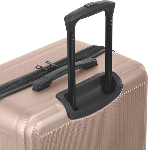 bugatti Singapore 2-Piece ABS Hardside Luggage Set, Double Spinner Wheels, Expandable (Pink) in Kuwait