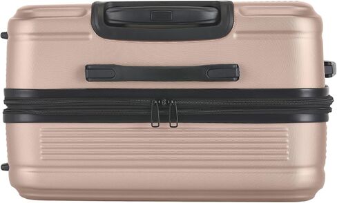 bugatti Singapore 2-Piece ABS Hardside Luggage Set, Double Spinner Wheels, Expandable (Pink) in Kuwait