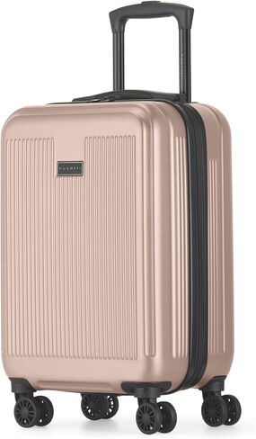 bugatti Singapore 2-Piece ABS Hardside Luggage Set, Double Spinner Wheels, Expandable (Pink) in Kuwait