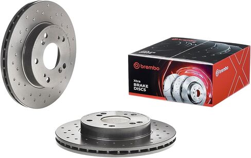 Brembo 09.5457.3X Xtra UV Coated vented drilled Front Brake Rotor ACURA/CIIMO/HONDA/HONDA (DONGFENG) OE# 45251SNA000 in Saudi Arabia