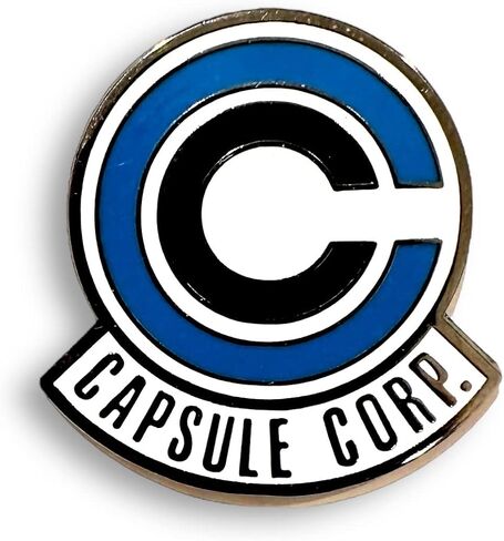 Capsule Corp Pin Anime Pin Capsule corp emablem (أزرق) in Saudi Arabia