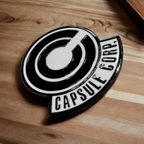 Capsule Corp Pin Anime Pin Capsule corp emablem (أزرق) in Saudi Arabia