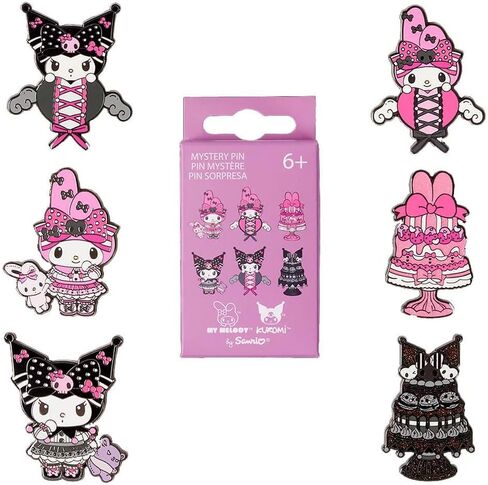 Loungefly Sanrio My Melody & Kuromi Mystery Box Pin [ONE RANDOM PIN] in Saudi Arabia