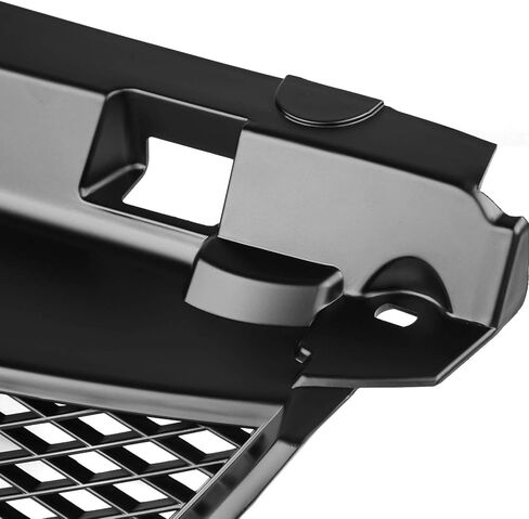 Spec-D Tuning Matte Black Mesh Front Bumper Hood Grille Compatible with 2004-2005 Honda Civic 2/4 Dr Coupe Sedan in Saudi Arabia