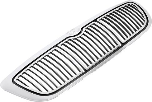 KUAFU Front Grill Compatible with 1998-2002 Mercury Grand Marquis GS/LS Replacement for F8MZ8200AA FO1200353 Plastic(ABS) Upper Bumper Grille Chrome Shell+Black Insert in Saudi Arabia