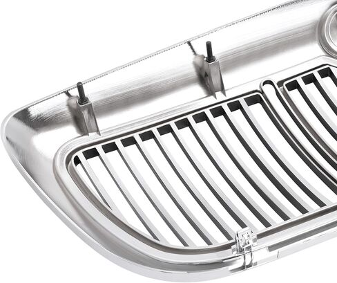 KUAFU Front Grill Compatible with 1998-2002 Mercury Grand Marquis GS/LS Replacement for F8MZ8200AA FO1200353 Plastic(ABS) Upper Bumper Grille Chrome Shell+Black Insert in Saudi Arabia