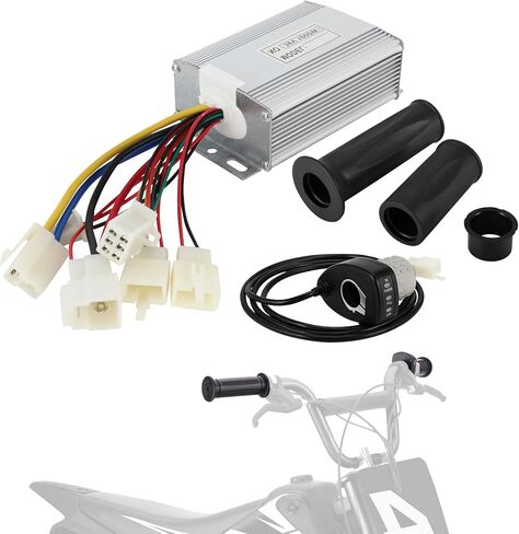 وحدة تحكم 36 فولت + صمام خانق + وحدة التحكم في السرعة لـ MX650 MX500 SX500 MX 650 500 RSF650 دراجة ترابية كهربائية باللون الأسود in Saudi Arabia