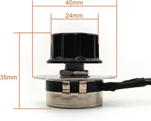 Customized Potentiometer Throttle Adjustment Button Rotary Knob Speed Limiter for Cart Bike Wheelchair Motor in Saudi Arabia
