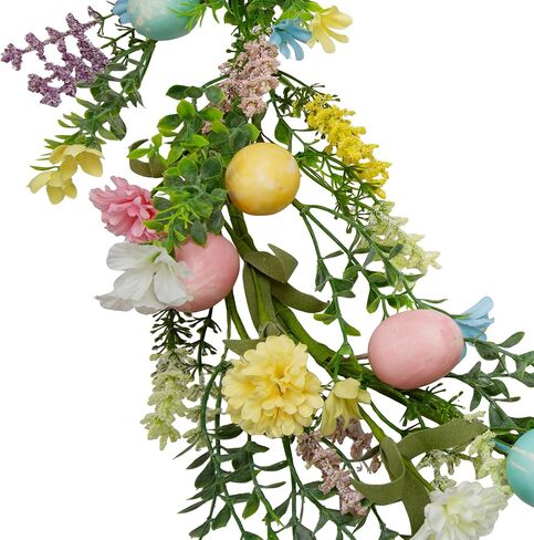 إكليل بيض عيد الفصح بطول 6 أقدام زينة عيد الفصح زهرة الربيع لهدايا عباءة ديكور المنزل وطاولة نافذة الحائط in Kuwait