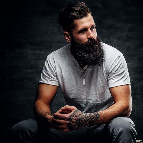 Buve الفولاذ المقاوم للصدأ الحد الأدنى مستطيل قلادة قلادة ضئيلة ث / 26 بوصة رولو سلسلة in Kuwait