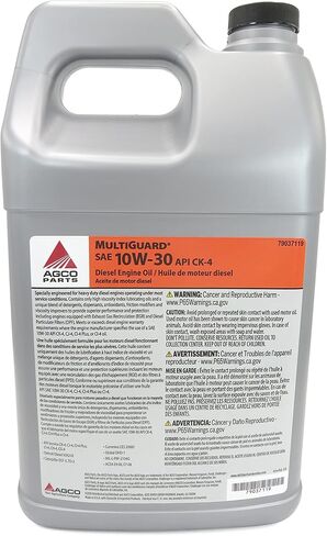 AGCO MultiGuard Diesel Engine Oil SAE 10W-30 API CK-4 1 Gallon, 79037119 in Kuwait