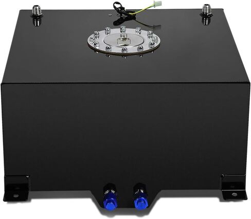 DNA MOTORING 10 Gallons Aluminum Top-Feed Fuel Cell Gas Tank 16.5" (L) x 16.5" (W) x 9" (H),ALU-FT-T4-ALU-BK in Saudi Arabia