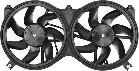 Cooling Fan Assembly Compatible with 2014-2015 for Nissan for Pathfinder 2.5L 2014-2019 for INFINITI for QX60 3.5L, Black Radiator Fan Direct Fit Replacement for Engine Cooling Fan in Saudi Arabia