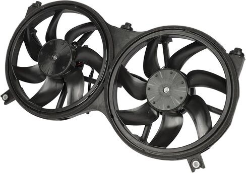 Cooling Fan Assembly Compatible with 2014-2015 for Nissan for Pathfinder 2.5L 2014-2019 for INFINITI for QX60 3.5L, Black Radiator Fan Direct Fit Replacement for Engine Cooling Fan in Saudi Arabia