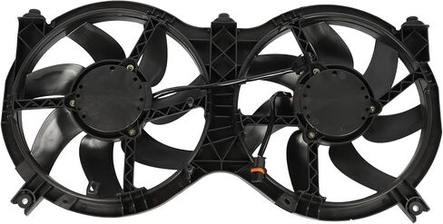 Cooling Fan Assembly Compatible with 2014-2015 for Nissan for Pathfinder 2.5L 2014-2019 for INFINITI for QX60 3.5L, Black Radiator Fan Direct Fit Replacement for Engine Cooling Fan in Saudi Arabia