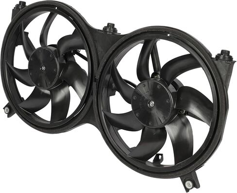 Cooling Fan Assembly Compatible with 2014-2015 for Nissan for Pathfinder 2.5L 2014-2019 for INFINITI for QX60 3.5L, Black Radiator Fan Direct Fit Replacement for Engine Cooling Fan in Saudi Arabia