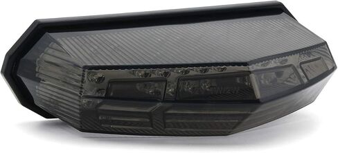 Universal Integrated Motorcycle 25 LED Tail Light With Turn Signal Function For Dirt Bike Buggy Chooper Cruiser ATV (Smoke/Stop Alert) in Kuwait