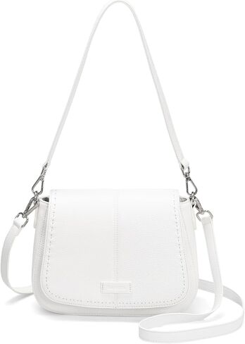 befen Leather Crossbody Bags for Women Genuine Leather Purse with RFID Card Slots Trendy Saddle Bag Womens Handbag in Kuwait