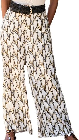 LASCANA Women's Print Wide Leg Pants in Saudi Arabia