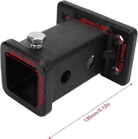 Trailer Hitch Receiver Adapters 2in Bolt On Receiver Tube Trailer Hitch Receiver Adapter Universal Tow Bar Hitch Receiver Tube for Pickup Trucks in Kuwait