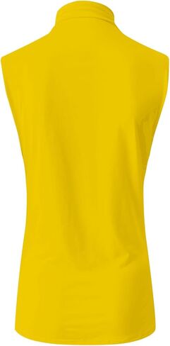 Womens Mock Neck Tank Tops Turtleneck Sleeveless Pullover Tops Dressy Slim Fit Tanks Basic Business Casual Camisole in Saudi Arabia
