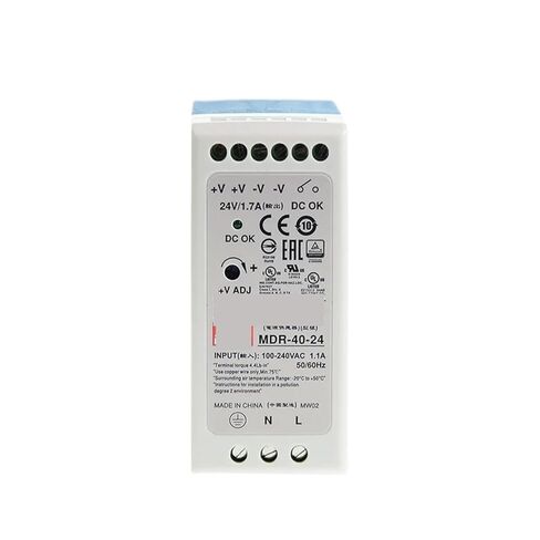 1pcs MDR-40 Series DC 5V 12V 15V 24V 48V Single Output Industrial DIN Rail Power Supply(MDR-40-5V) in Saudi Arabia
