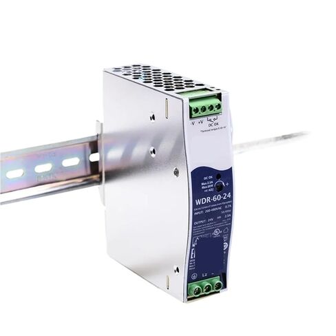 1pcs WDR-60 Series Input Industrial Din Rail 60W Slim Power Supply WDR-60-5 WDR-60-12 WDR-60-24 WDR-60-48 24V(WDR-60-5V) in Saudi Arabia