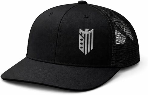 Ironmaker Hat – Patriotic American Flag Trucker Hat, Mesh Back Snapback Baseball Cap in Saudi Arabia