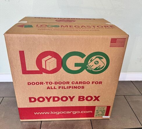 2-Pack LOGO Cargo DOYDOY Box - 24"x18"x24". The BEST, STRONGEST & MOST SECURE box for shipping your items worldwide, moving, packing & storage. Durable double-wall heavy-duty cardboard. Made in USA. in Saudi Arabia