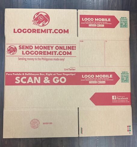 2-Pack LOGO Cargo DOYDOY Box - 24"x18"x24". The BEST, STRONGEST & MOST SECURE box for shipping your items worldwide, moving, packing & storage. Durable double-wall heavy-duty cardboard. Made in USA. in Saudi Arabia