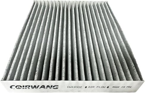 فلتر هواء المقصورة CF12002 من الكربون المنشط متوافق مع Kia Soul 2014-2019، Soul EV 2015-2019 - OE 97133-B2000 in Kuwait