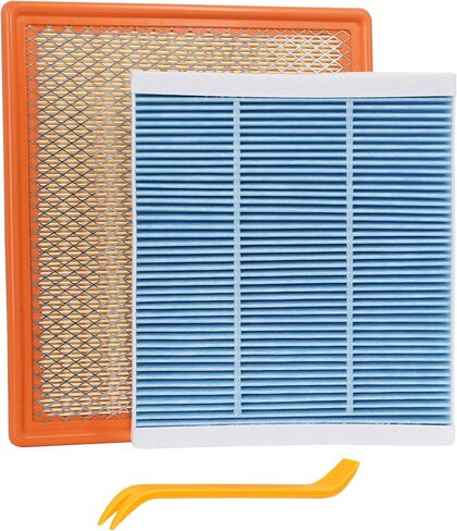 Engine Air Filter&Cabin Air Filter Combo Pack-Compatible with Chevy Malibu L4 2.0L 2.5L 2013-2015,Malibu Limited L4 2.5L 2016/Buick Regal L4 2.0L 2015-2017-CF10775&CA11251 in Kuwait