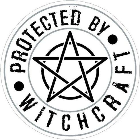 محمية بواسطة Witchcraft Wicca Wiccan Witchcraft Pagan (قطر 3.5 بوصة) in Saudi Arabia