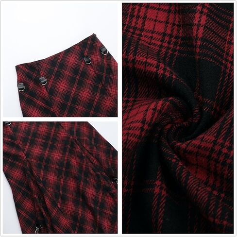 تنورة ميدي قوطية صيفية للنساء على الطراز القوطي Y2K in Kuwait