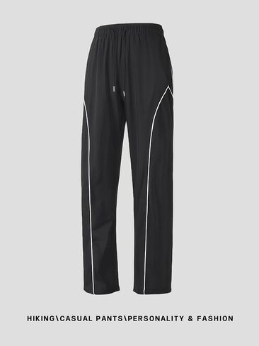 Men's Cargo Pants with Drawstring, Casual Work Trousers, Lightweight Utility Pants for Young Men, Outdoor Hiking & Daily in Saudi Arabia