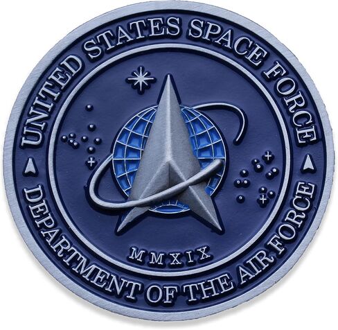 Space Force Challenge Coin - Space Force Collectible Coin - Soft Enamel Mate Paint Official Logo - Veteran Owned Company! in Saudi Arabia