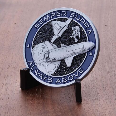 Space Force Challenge Coin - Space Force Collectible Coin - Soft Enamel Mate Paint Official Logo - Veteran Owned Company! in Saudi Arabia