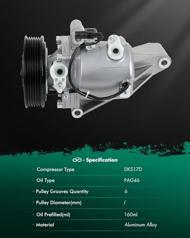 SCITOO A/C Compressor with Clutch for Suzuki SX4 2.0L 2010 2011 2012 2013, Fast Cooling Air Conditioner Compressor for CO 29246G 7512867 2022520 140440 9520054LA0 in Saudi Arabia