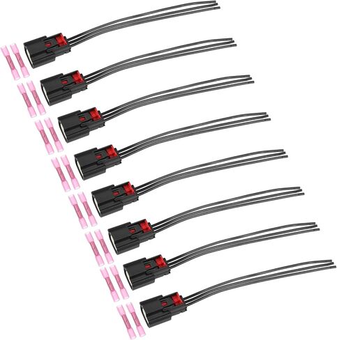 8 Set Ignition Coil Connector for Ford Transit-350 HD 2015-2017 for Ford Transit-250 2015-2017 No.9U2Z14S411EA- in Saudi Arabia